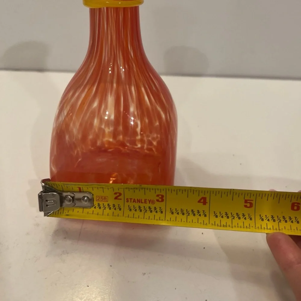 Vase Sabina Rymanow Art Glass Sculptural Vase 3-D Spiral Vintage Collectible
